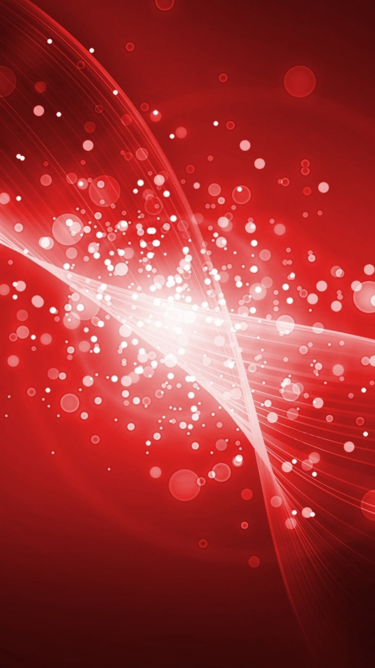 Ilustración de Luz Roja y Blanca. Wallpaper in 750x1334 Resolution