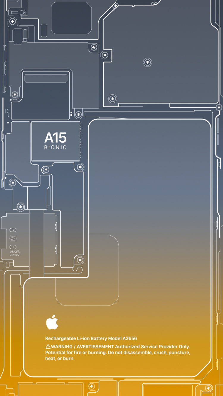 Apple, IPhone, un 15 Bionique, Magsafe, Ligne. Wallpaper in 750x1334 Resolution