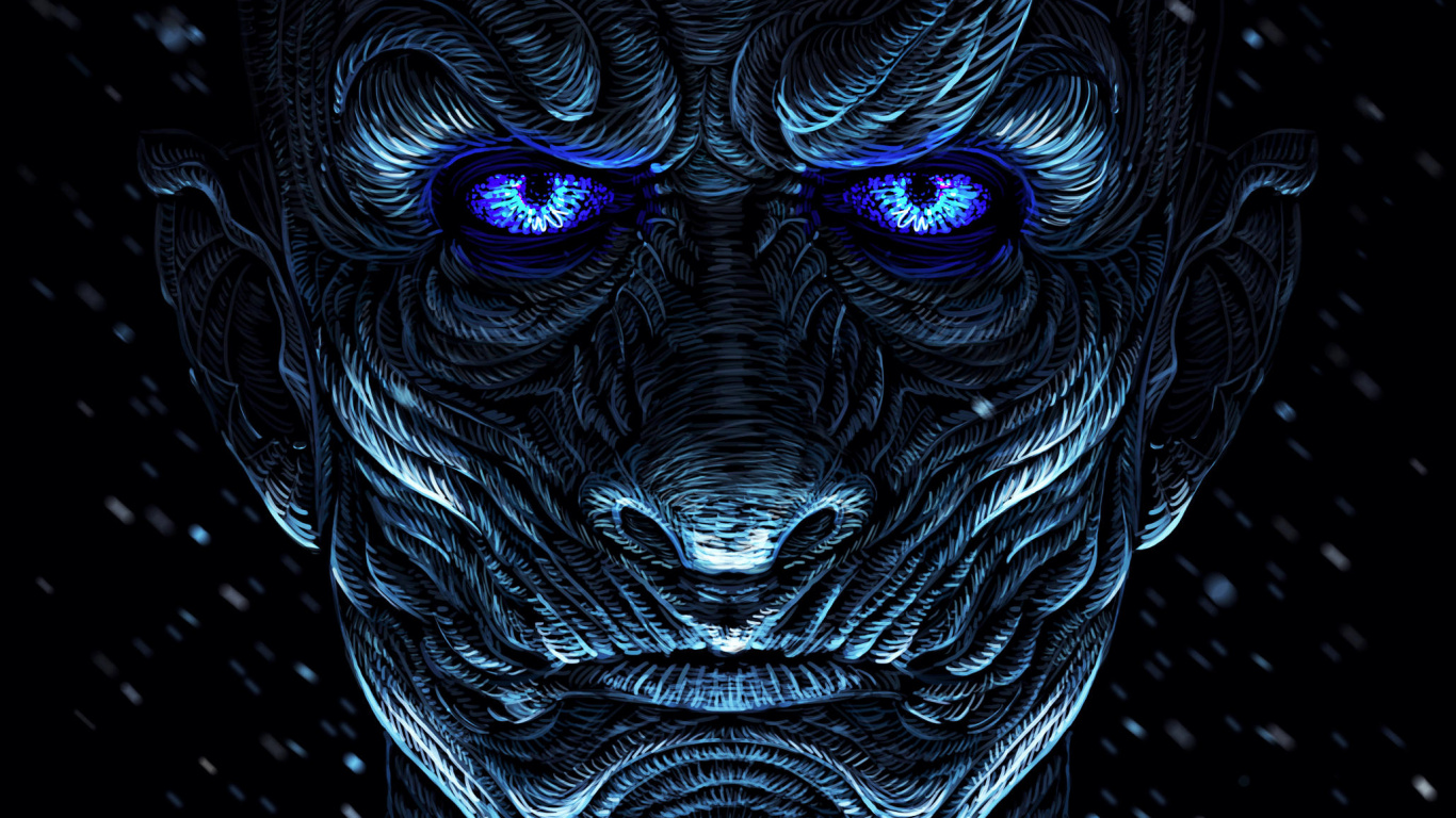 Schwarz-Weiß-Drachenskizze. Wallpaper in 1366x768 Resolution