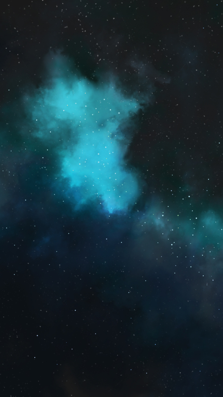 Cielo Nublado Azul y Blanco. Wallpaper in 750x1334 Resolution