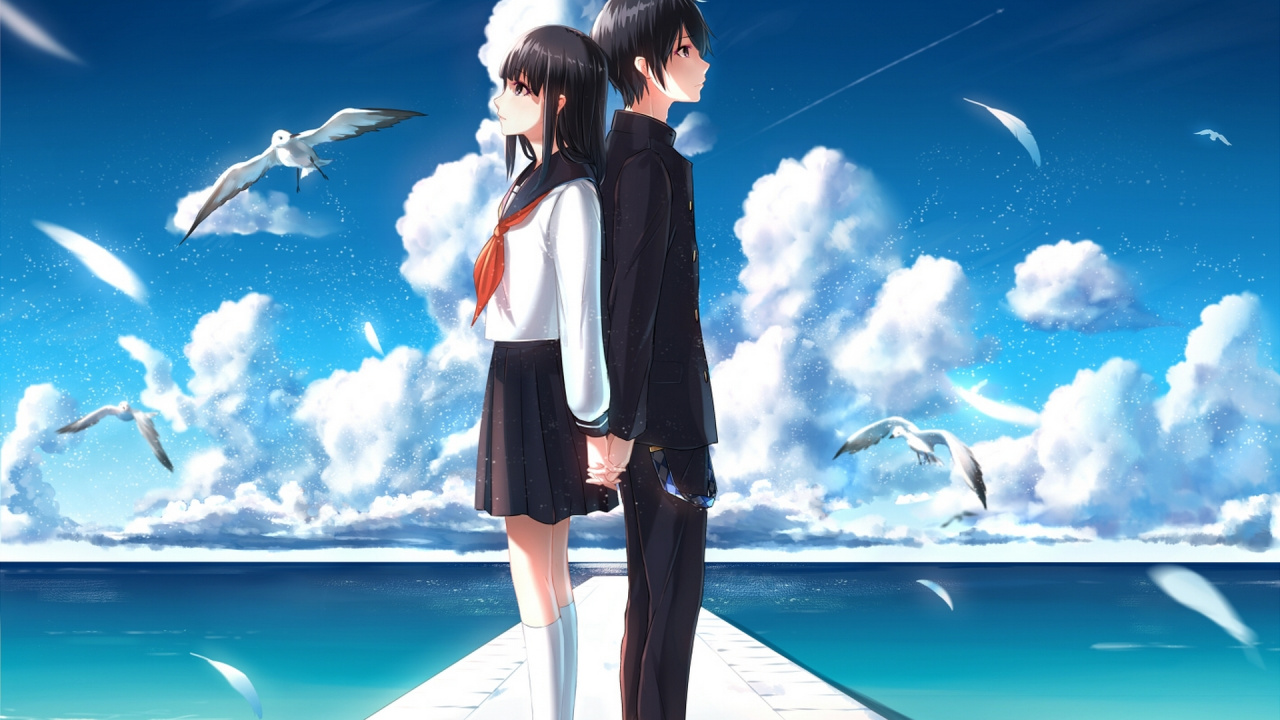 Femme en Blazer Noir et Pantalon Noir Debout Sur Des Carreaux de Sol Blancs. Wallpaper in 1280x720 Resolution