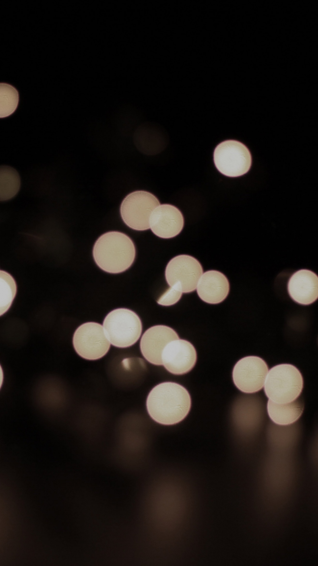 Luces Bokeh Blancas y Amarillas. Wallpaper in 1080x1920 Resolution