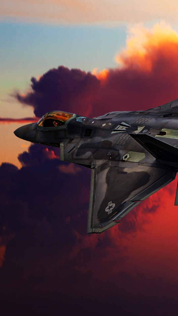 Black Jet Plane in Mid Air. Wallpaper in 720x1280 Resolution