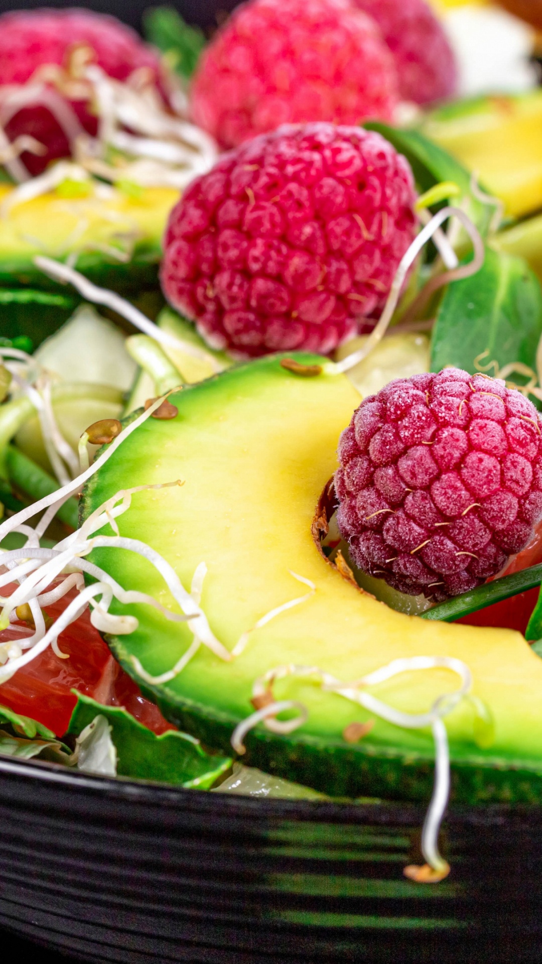 Alimentos Naturales, Cocina Vegetariana, Ensalada de Aguacate, Ensalada, Ensalada de Frutas. Wallpaper in 1080x1920 Resolution