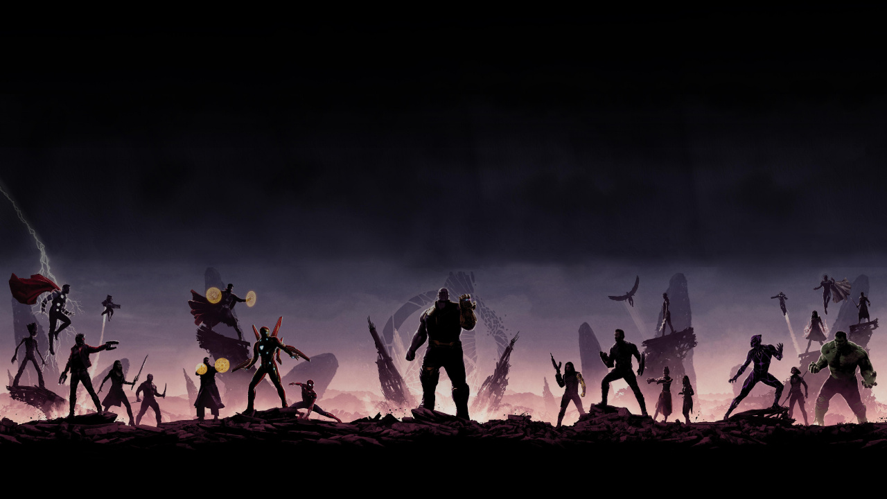 Silhouette de Personnes Sautant Sur le Rocher. Wallpaper in 1280x720 Resolution