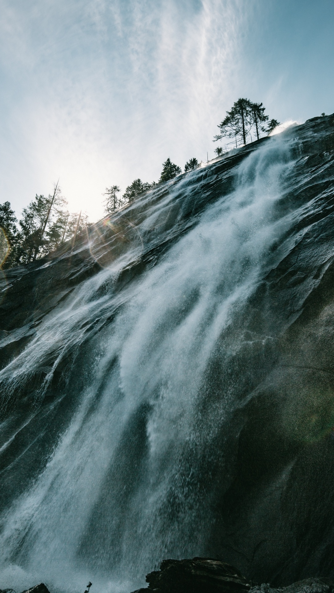 Gewässer, Wasserressourcen, Wasserfall, Wasser, Natur. Wallpaper in 1080x1920 Resolution