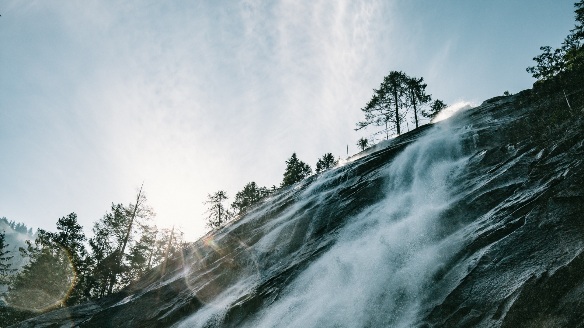 Gewässer, Wasserressourcen, Wasserfall, Wasser, Natur. Wallpaper in 1920x1080 Resolution