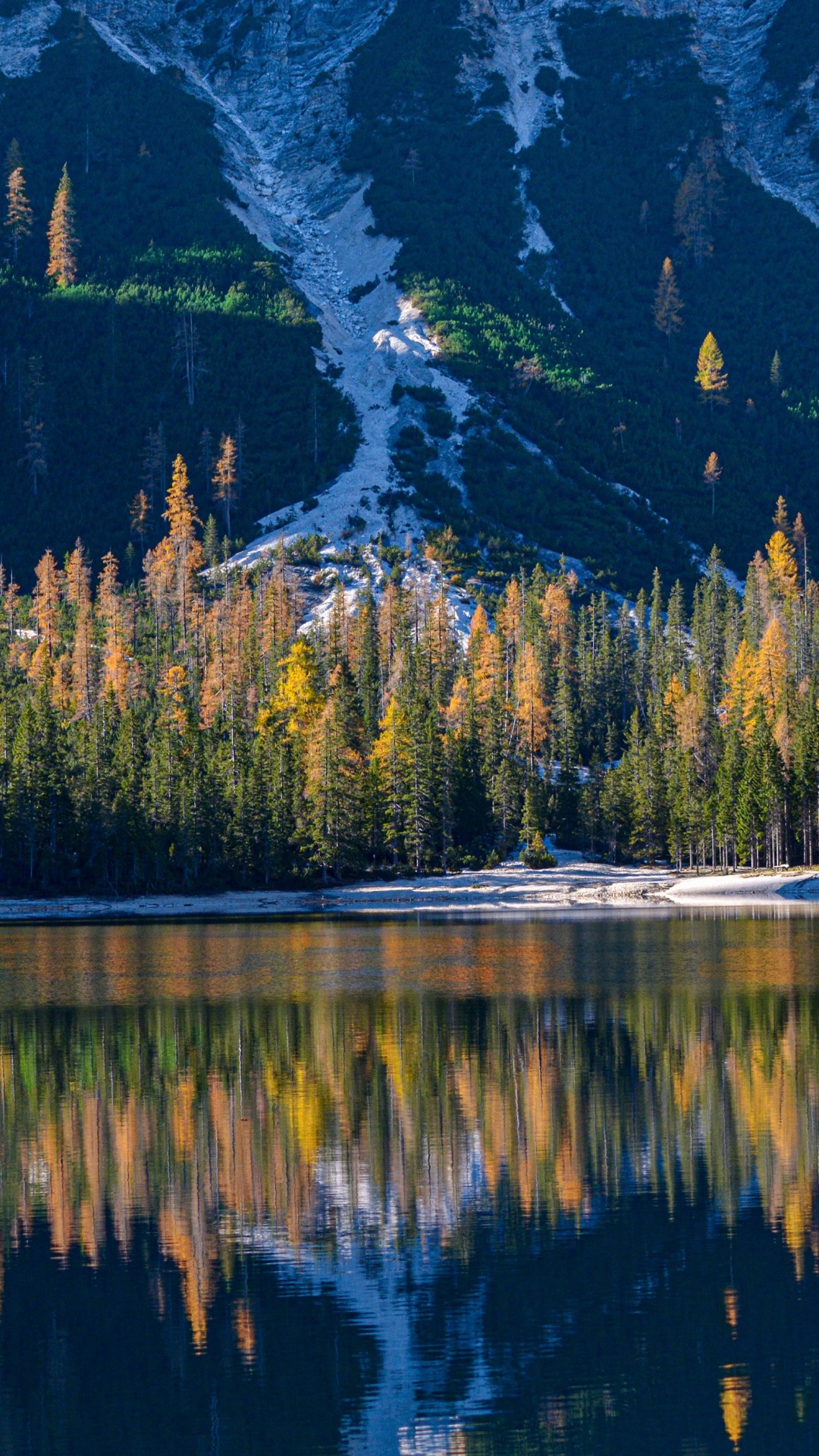 Dolomitas, el Monte Fuji, Montaña, Agua, Los Recursos de Agua. Wallpaper in 1080x1920 Resolution