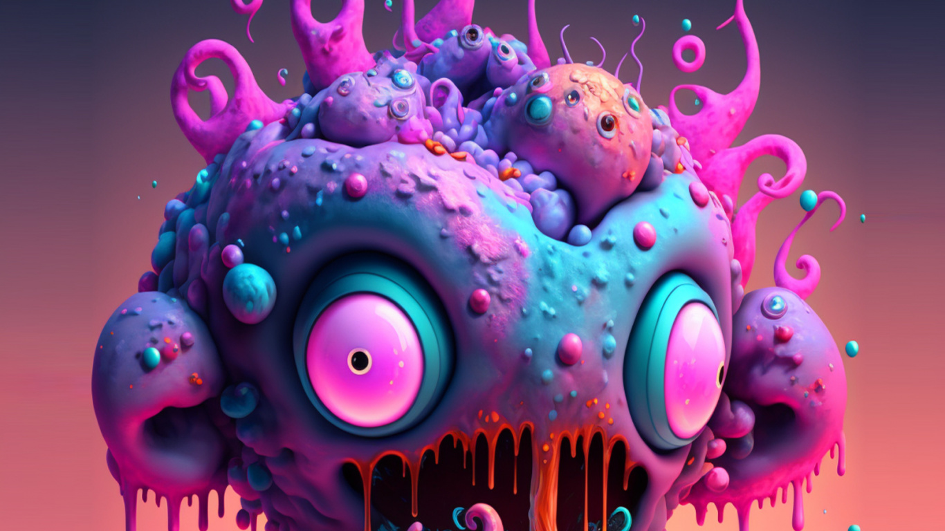 Visual Arts, Grafik-design, Purpur, Pink, Kunst. Wallpaper in 1366x768 Resolution