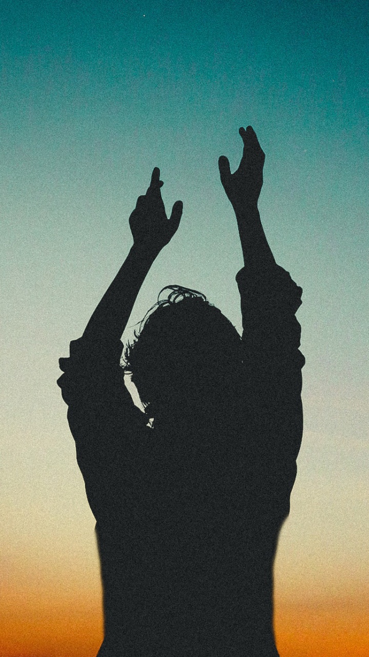 Menschen in Der Natur, Hand, Hintergrundbeleuchtung, Happy, Silhouette. Wallpaper in 720x1280 Resolution