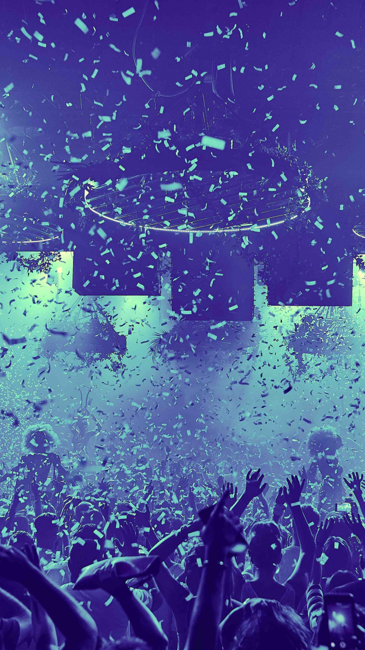 Nightclub, Electronic Dance Music, Remix, Green, Performance. Wallpaper in 750x1334 Resolution