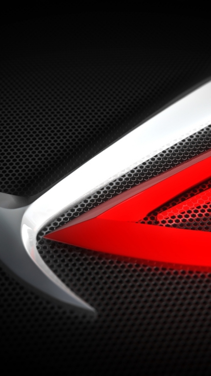 Black and Red Car Logo. Wallpaper in 720x1280 Resolution