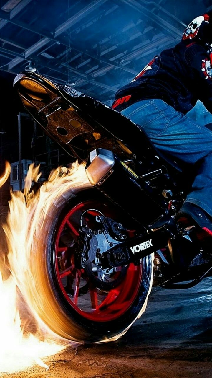Motorcycle, Ktm, Motorcycle Helmet, Cars, Bike. Wallpaper in 720x1280 Resolution