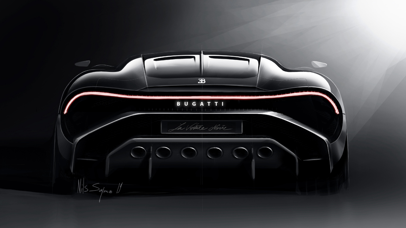 Bugatti La Voiture Noire, Bugatti Type 57, Bugatti Automobiles, Bugatti, Voiture. Wallpaper in 1366x768 Resolution