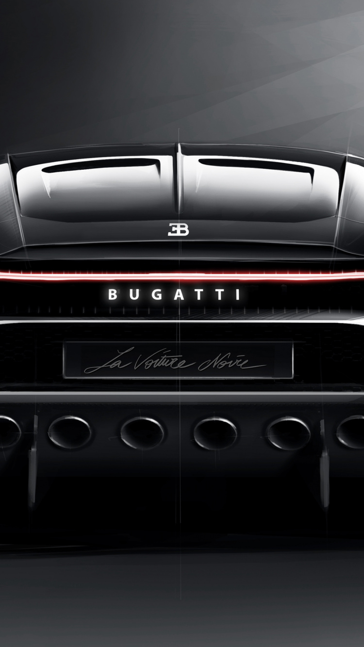 Bugatti La Voiture Noire, Bugatti Type 57, Bugatti Automobiles, Bugatti, Voiture. Wallpaper in 750x1334 Resolution