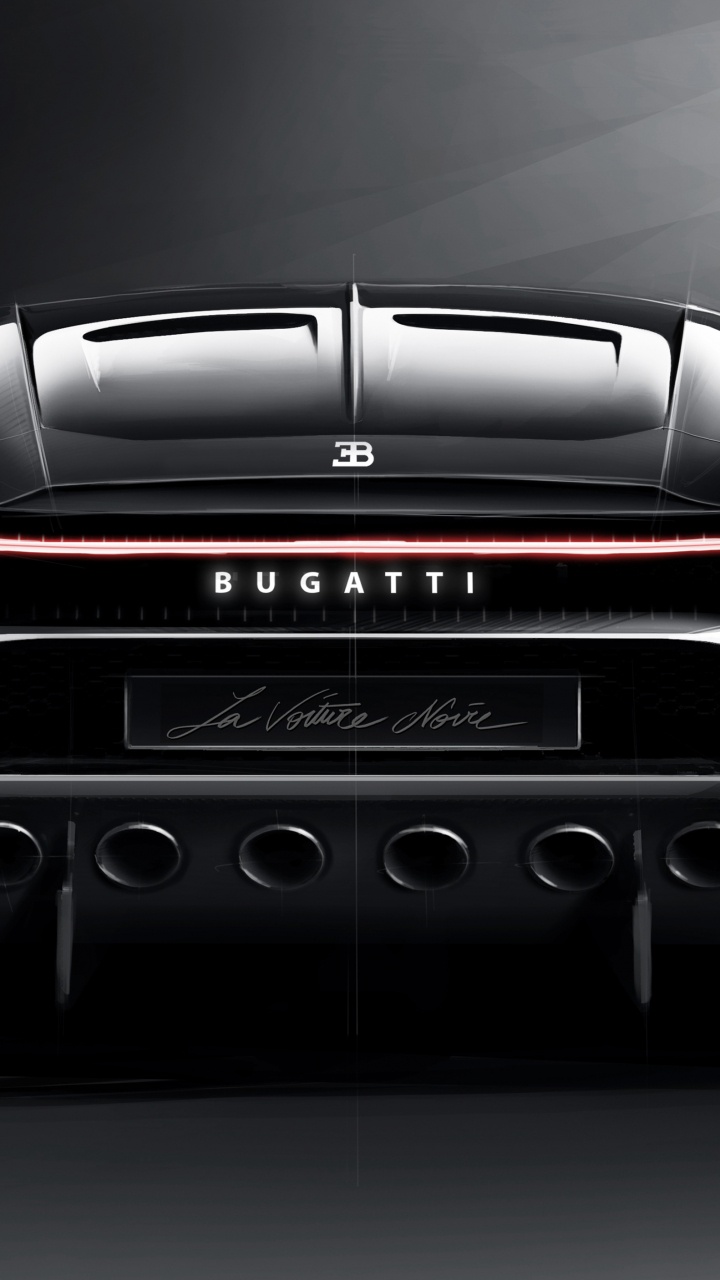 Bugatti La Voiture Noire, Bugatti Tipo 57, Bugatti Automobiles, Bugatti, Deportivo. Wallpaper in 720x1280 Resolution
