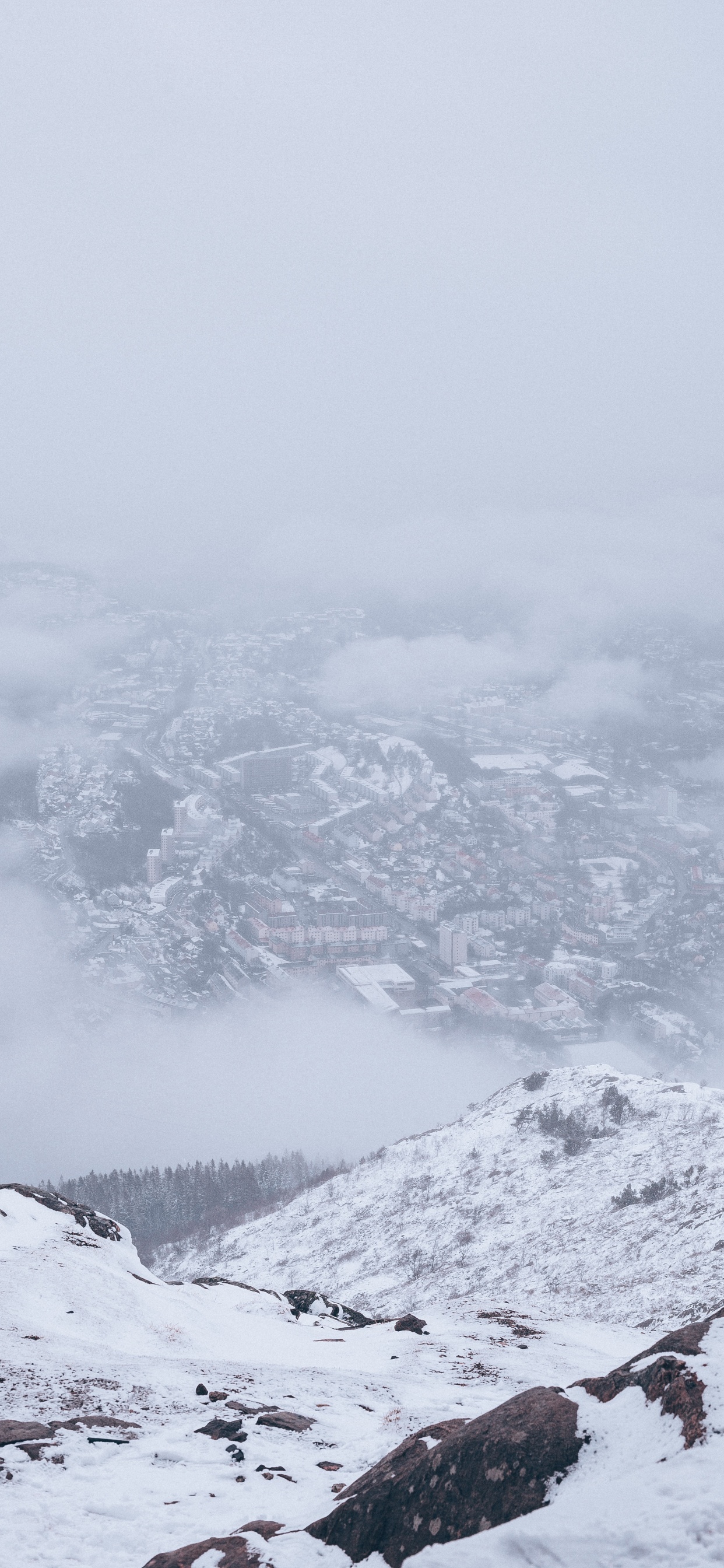 Freezing, Snow, Moodiness, Mountainous Landforms, Fell. Wallpaper in 1242x2688 Resolution