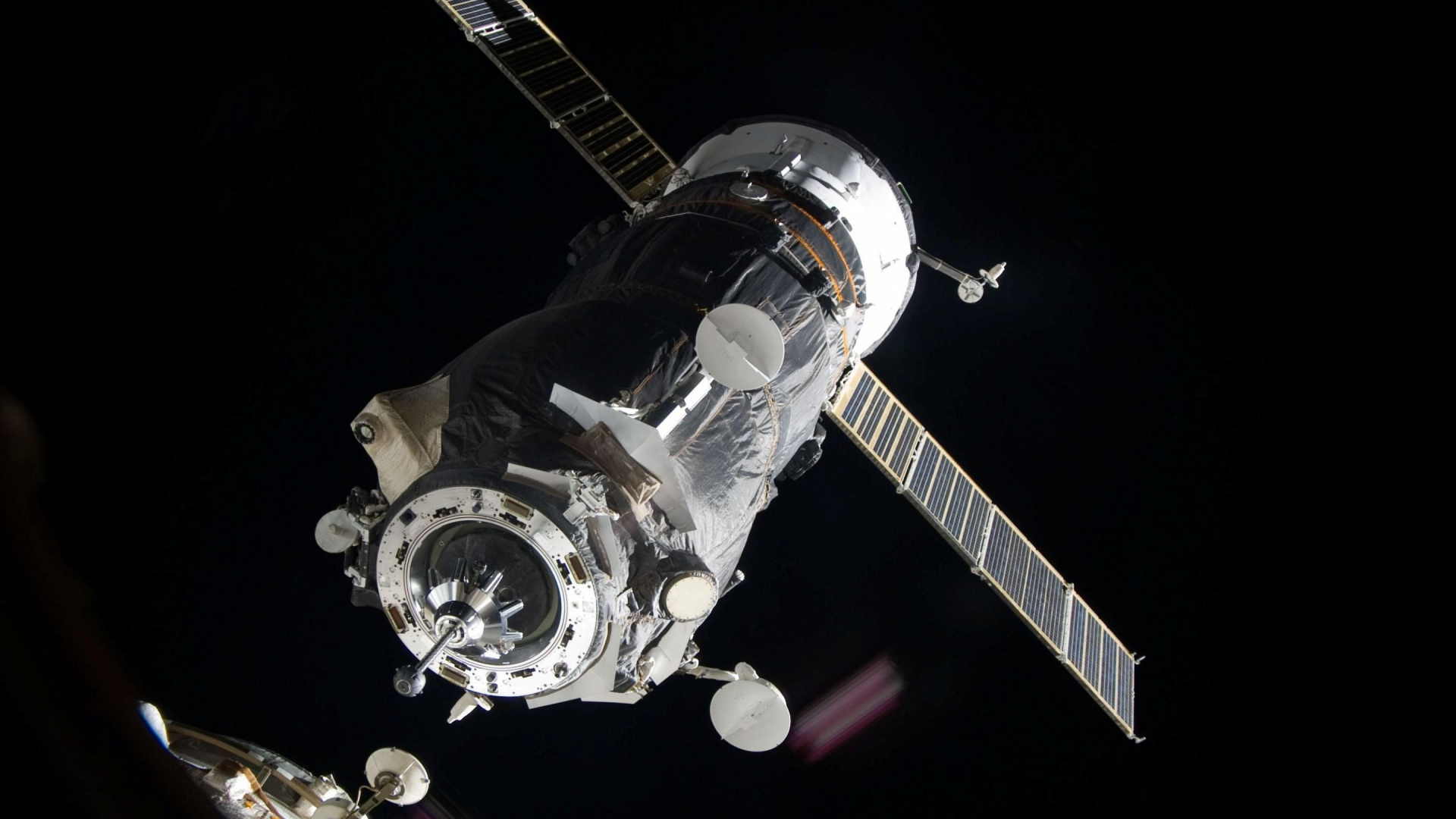 Schwarz-silberne Satellitenschüssel. Wallpaper in 1920x1080 Resolution