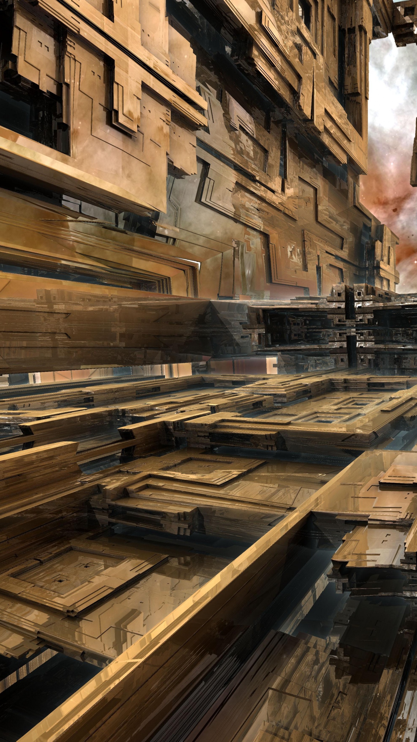 Wood, Building, Window, Track, City. Wallpaper in 1440x2560 Resolution