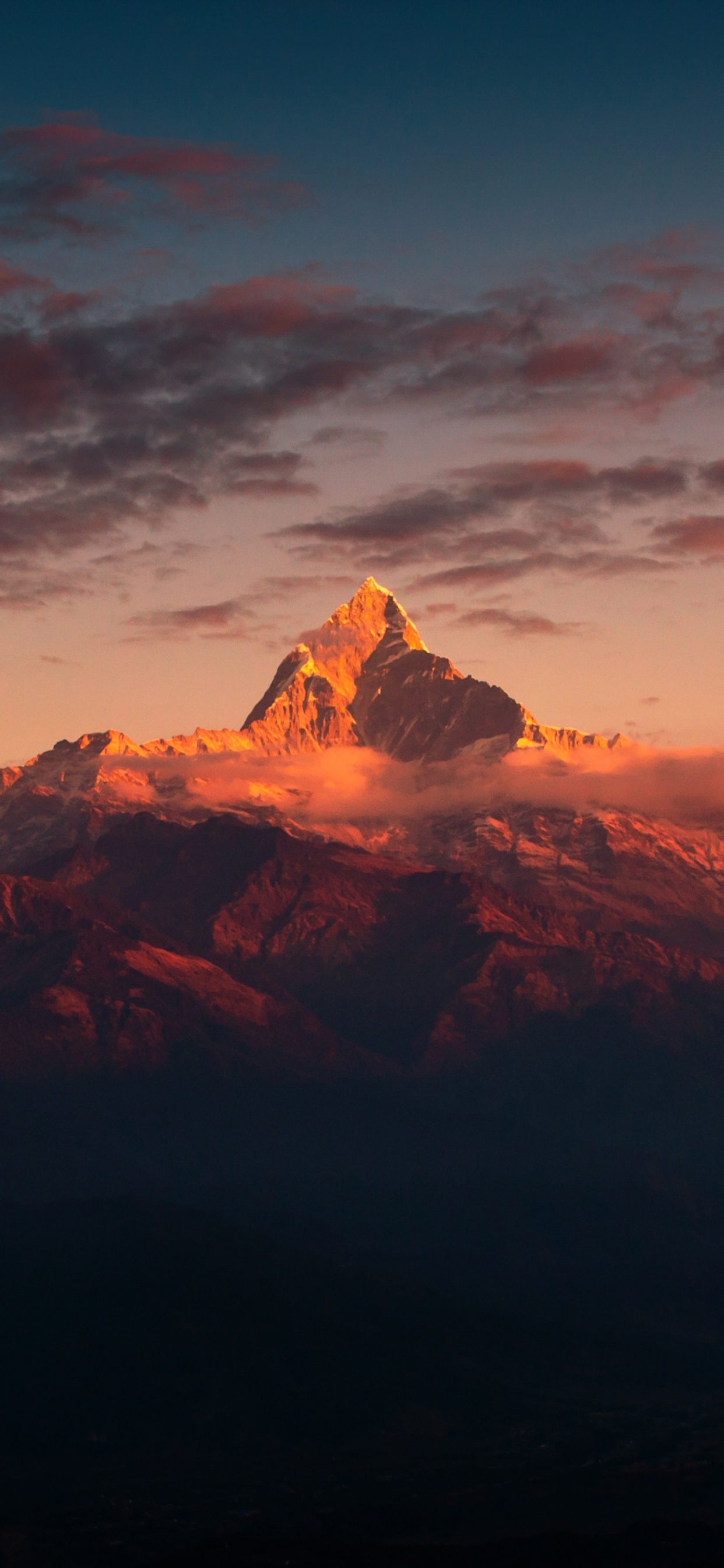 Mount Everest, Mountain, Mountain Range, Summit, Cloud. Wallpaper in 1242x2688 Resolution