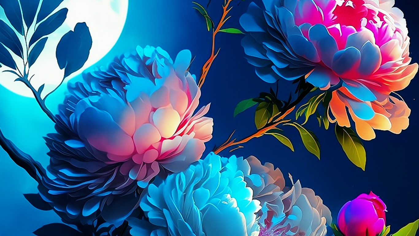 Diseño Floral, Las Rosas de Jardín, Azul, Agua, Naturaleza. Wallpaper in 1366x768 Resolution