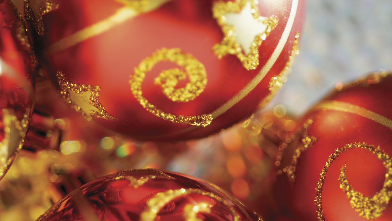 Nouvelle Année, Le Jour De Noël, Ornement de Noël, Décoration de Noël, Tradition. Wallpaper in 1280x720 Resolution