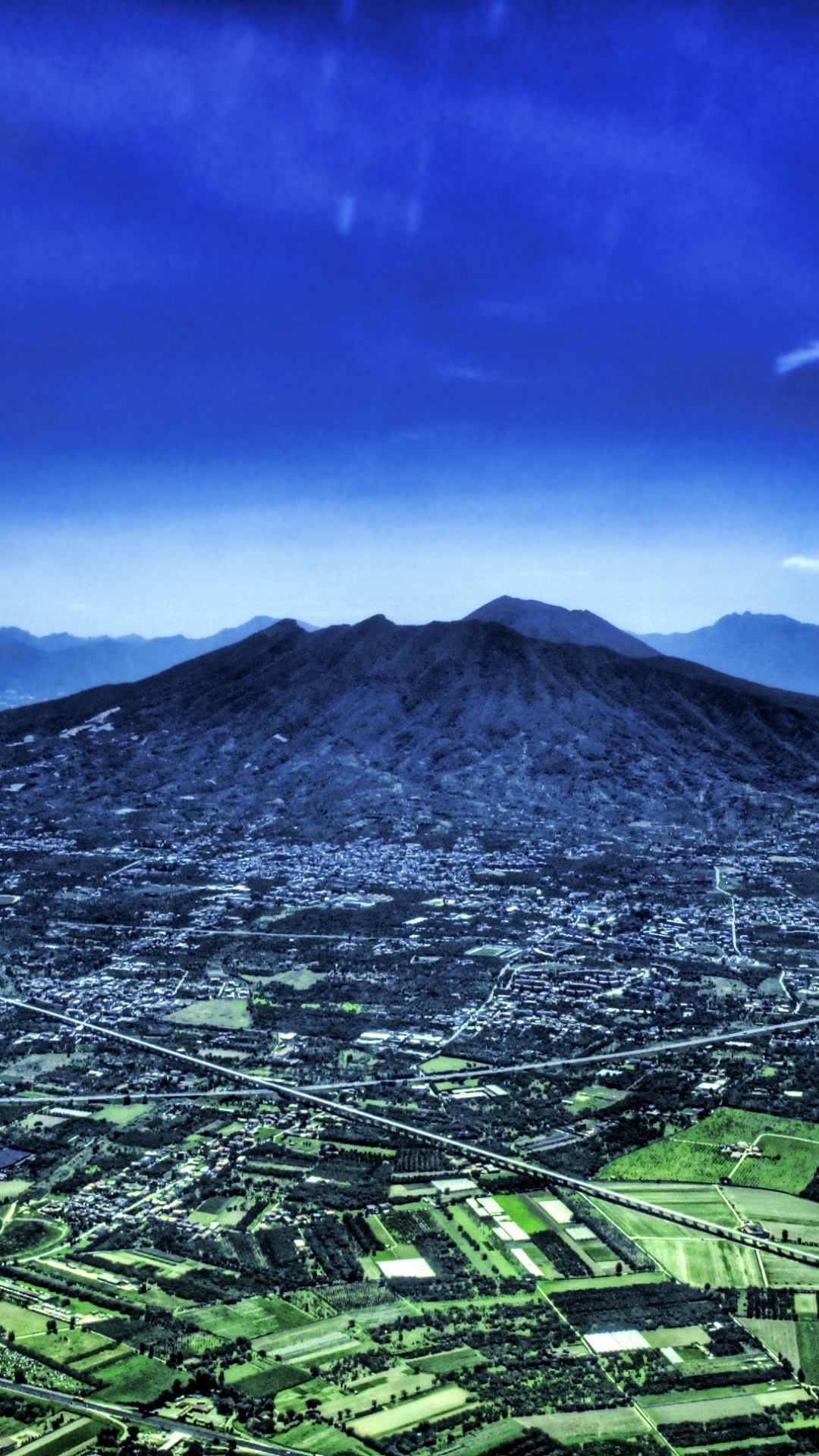 维苏威火山, 高地, 富士山, 火山的地貌, 气氛 壁纸 1080x1920 允许