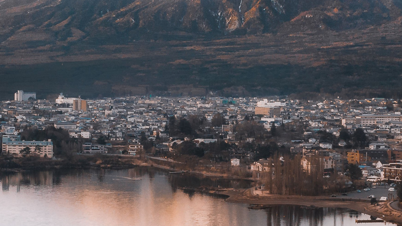 le Mont Fuji, Le Lac Kawaguchi, Eau, Neige, Highland. Wallpaper in 1280x720 Resolution