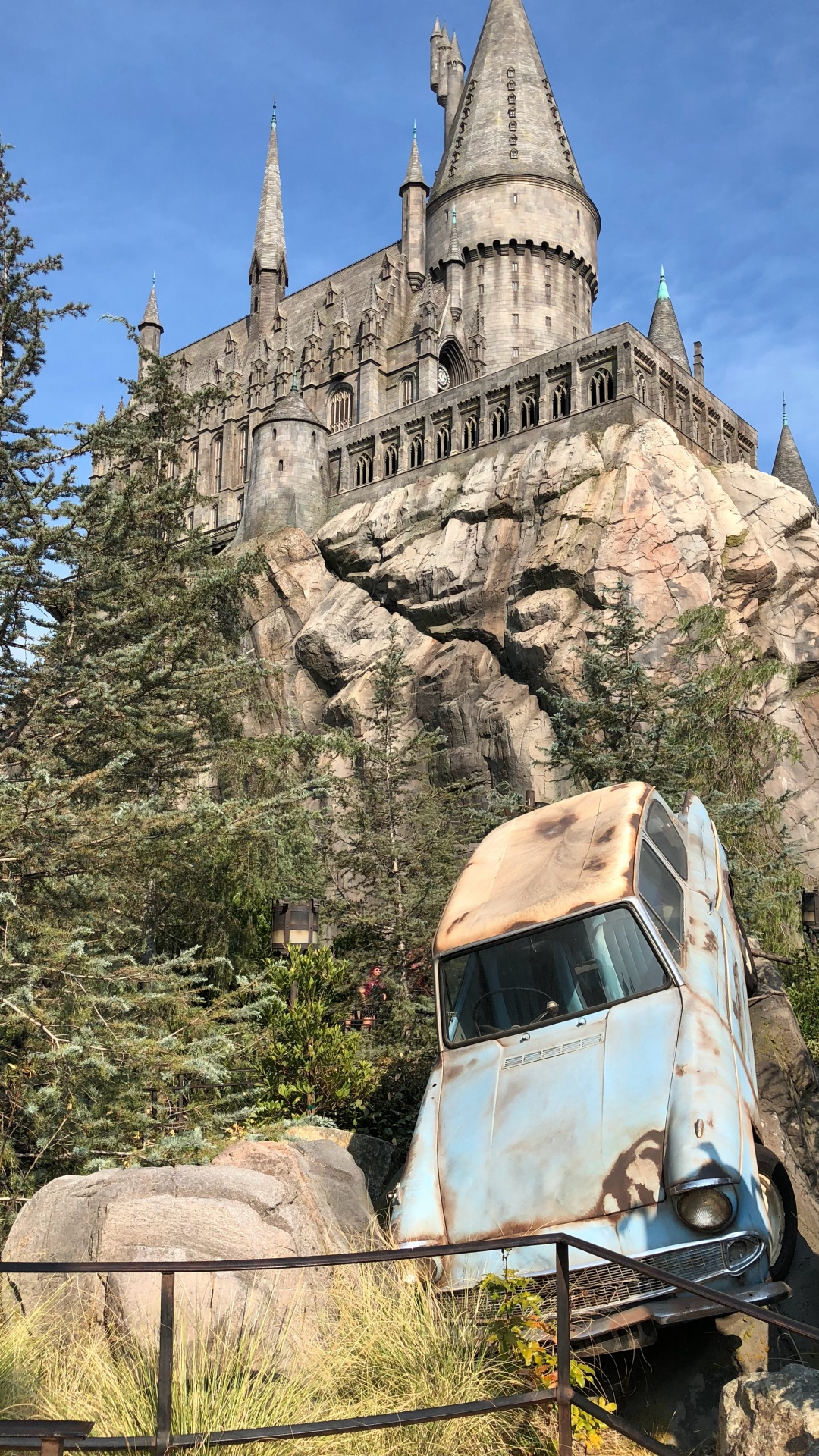 Landmark, Wizarding World, Plant, Building, Vegetation. Wallpaper in 1080x1920 Resolution