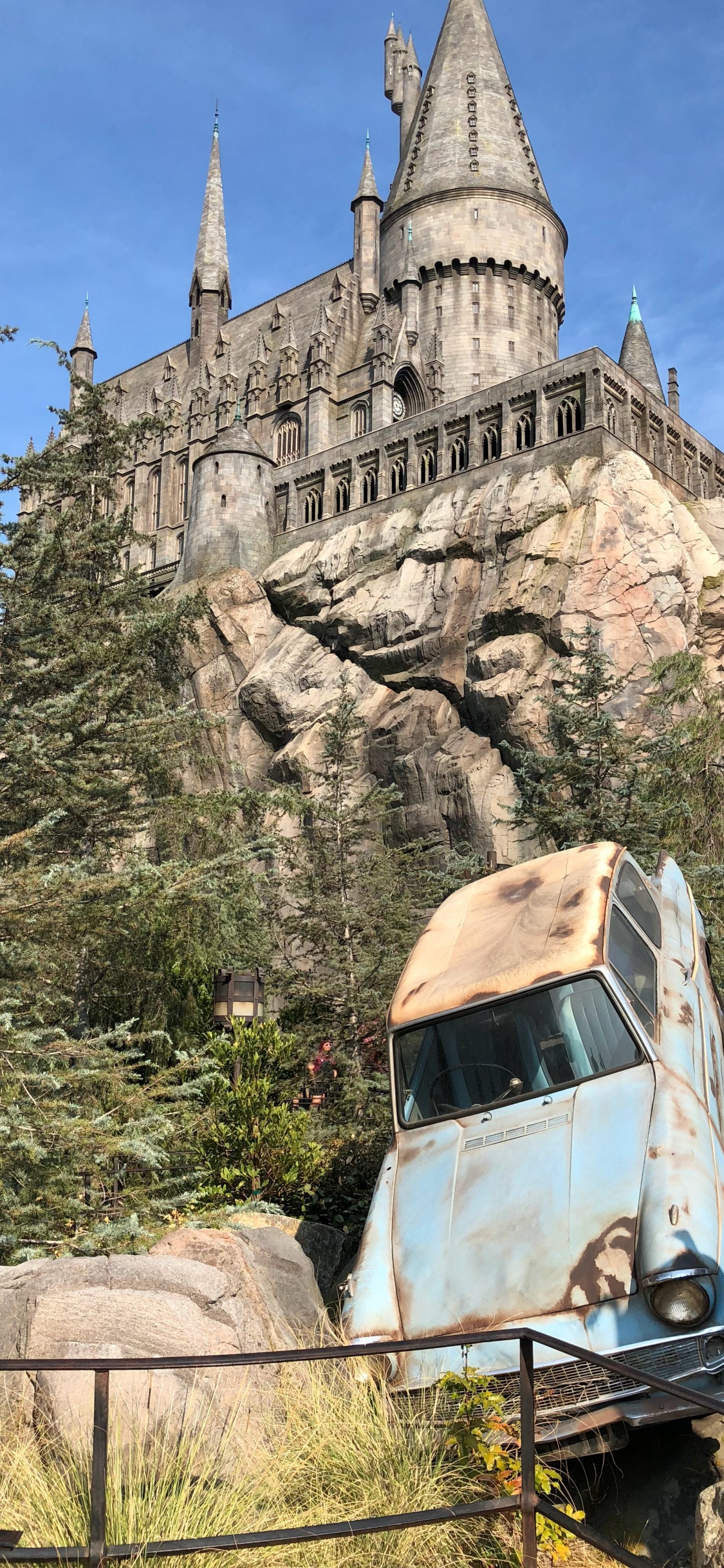 Landmark, Wizarding World, Plant, Building, Vegetation. Wallpaper in 1125x2436 Resolution