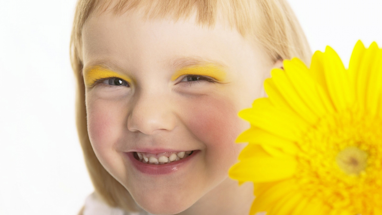 Jaune, L'expression du Visage, Sourcil, Nez, Enfant. Wallpaper in 1280x720 Resolution
