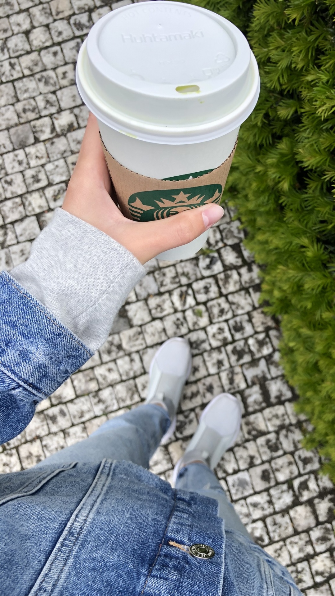 Grass, Denim, Jeans, Coffee Cup Sleeve, Lid. Wallpaper in 1080x1920 Resolution
