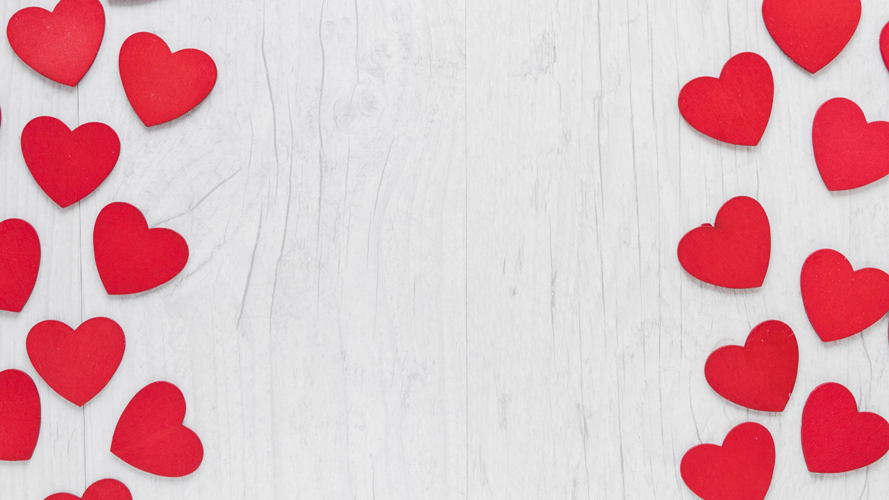 Valentines Day, Heart, Red, Love, Petal. Wallpaper in 1280x720 Resolution