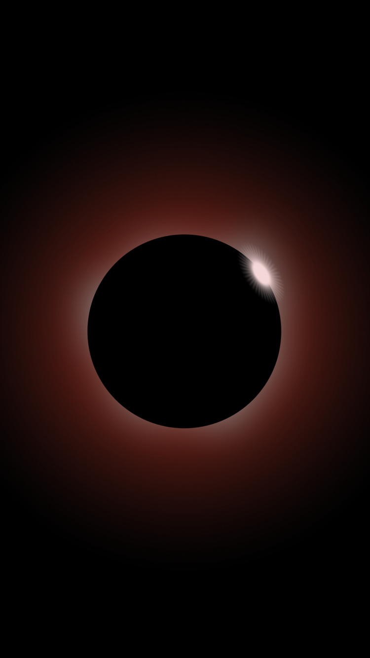 Atmosphere, Moon, Astronomical Object, Eclipse, Crescent. Wallpaper in 750x1334 Resolution