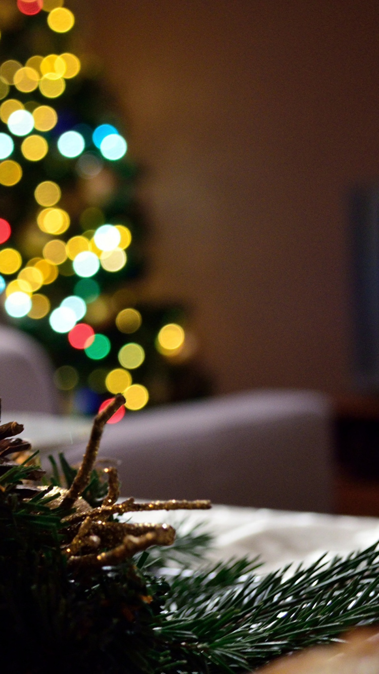 Luces de Navidad, Adorno de Navidad, El Día De Navidad, Nochevieja, Navidad. Wallpaper in 750x1334 Resolution