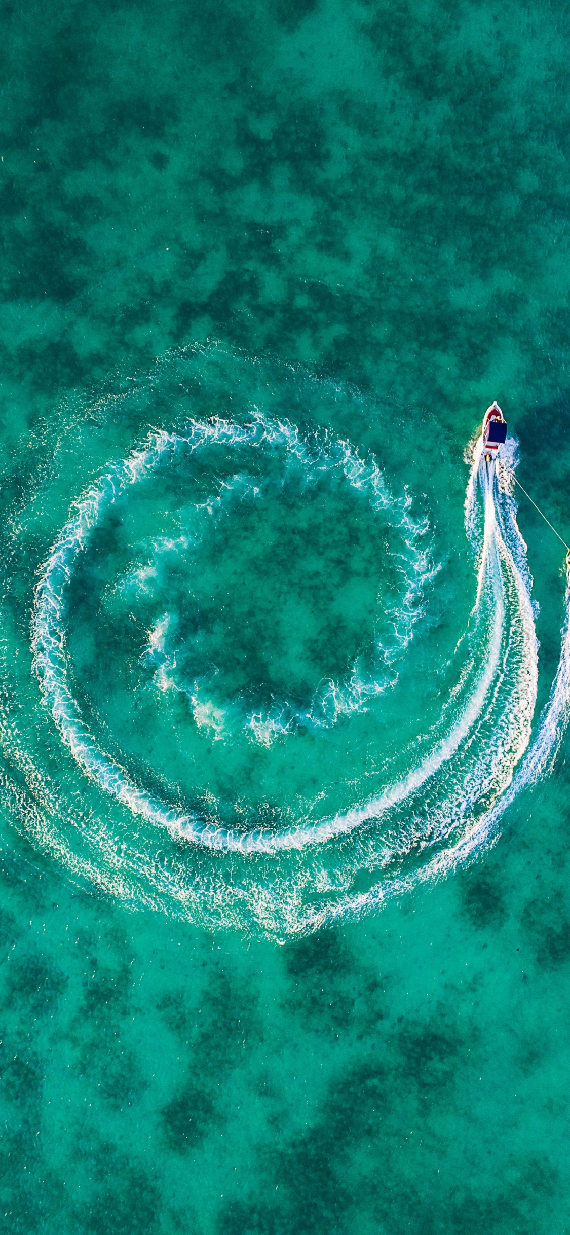 智能手机, 安卓, 水资源, Azure, 水上 壁纸 1125x2436 允许
