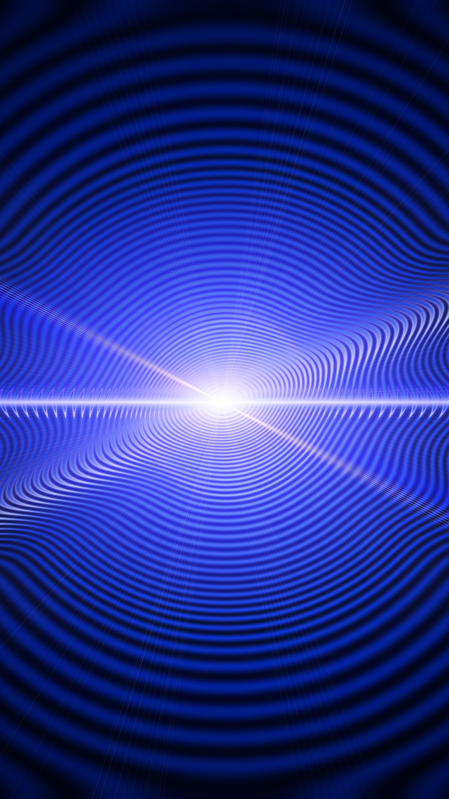 光, 分形技术, 电蓝色的, 钴蓝色的, 特效 壁纸 1440x2560 允许