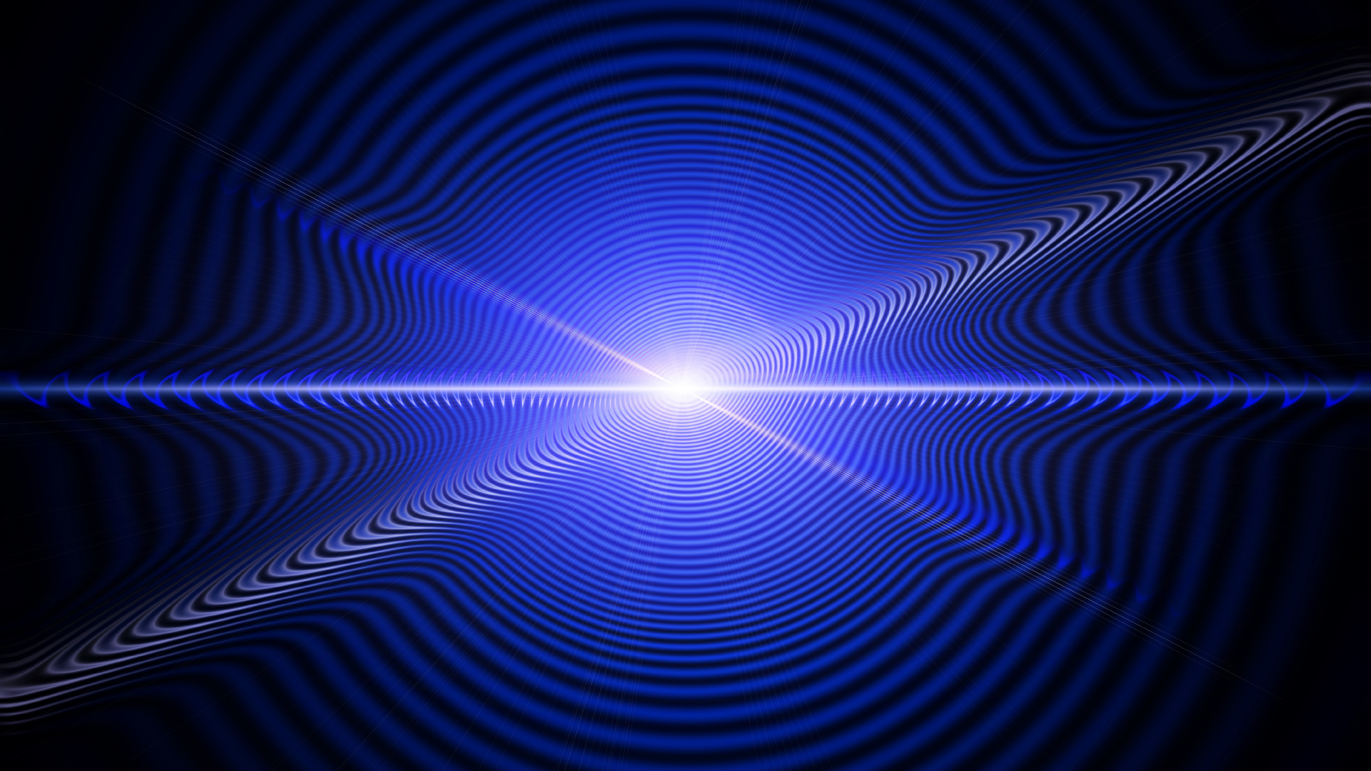 光, 分形技术, 电蓝色的, 钴蓝色的, 特效 壁纸 1920x1080 允许