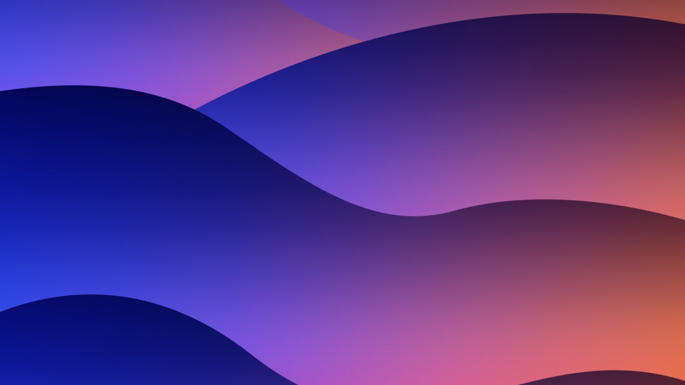 Apple, Atmosphère, Purple, Azure, Pente. Wallpaper in 1366x768 Resolution