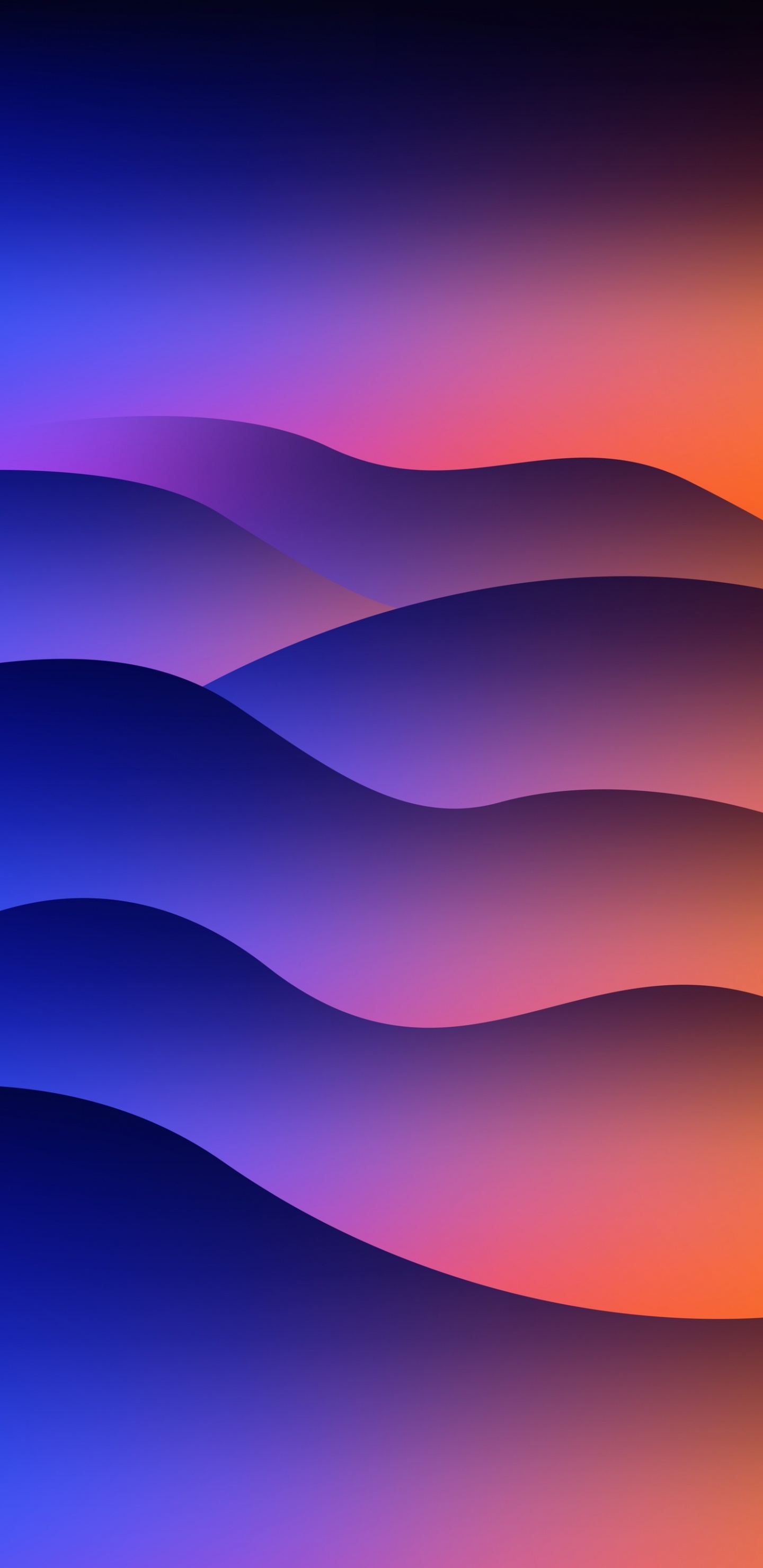 Apple, Atmosphère, Purple, Azure, Pente. Wallpaper in 1440x2960 Resolution