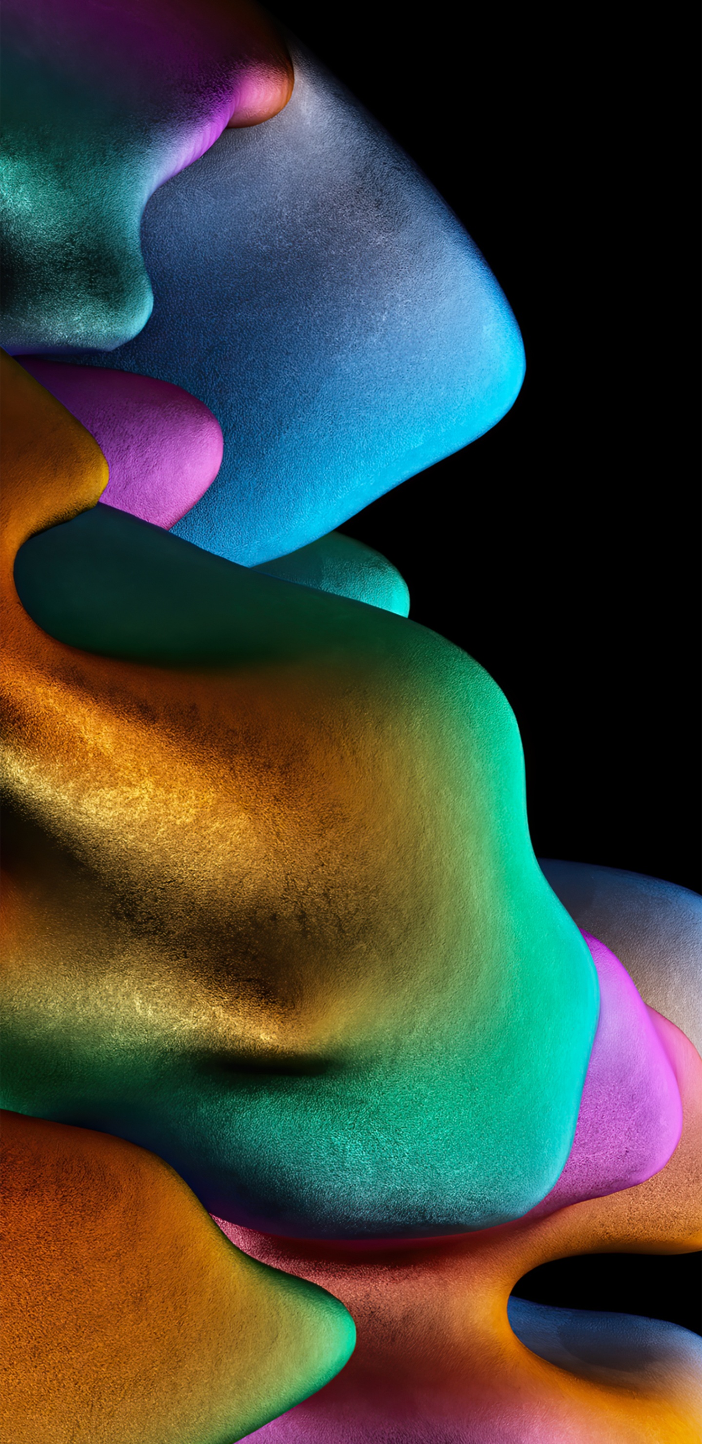 Arts Visuels, M-027, Illustration, Liquid, de Teintes et de Nuances. Wallpaper in 1440x2960 Resolution