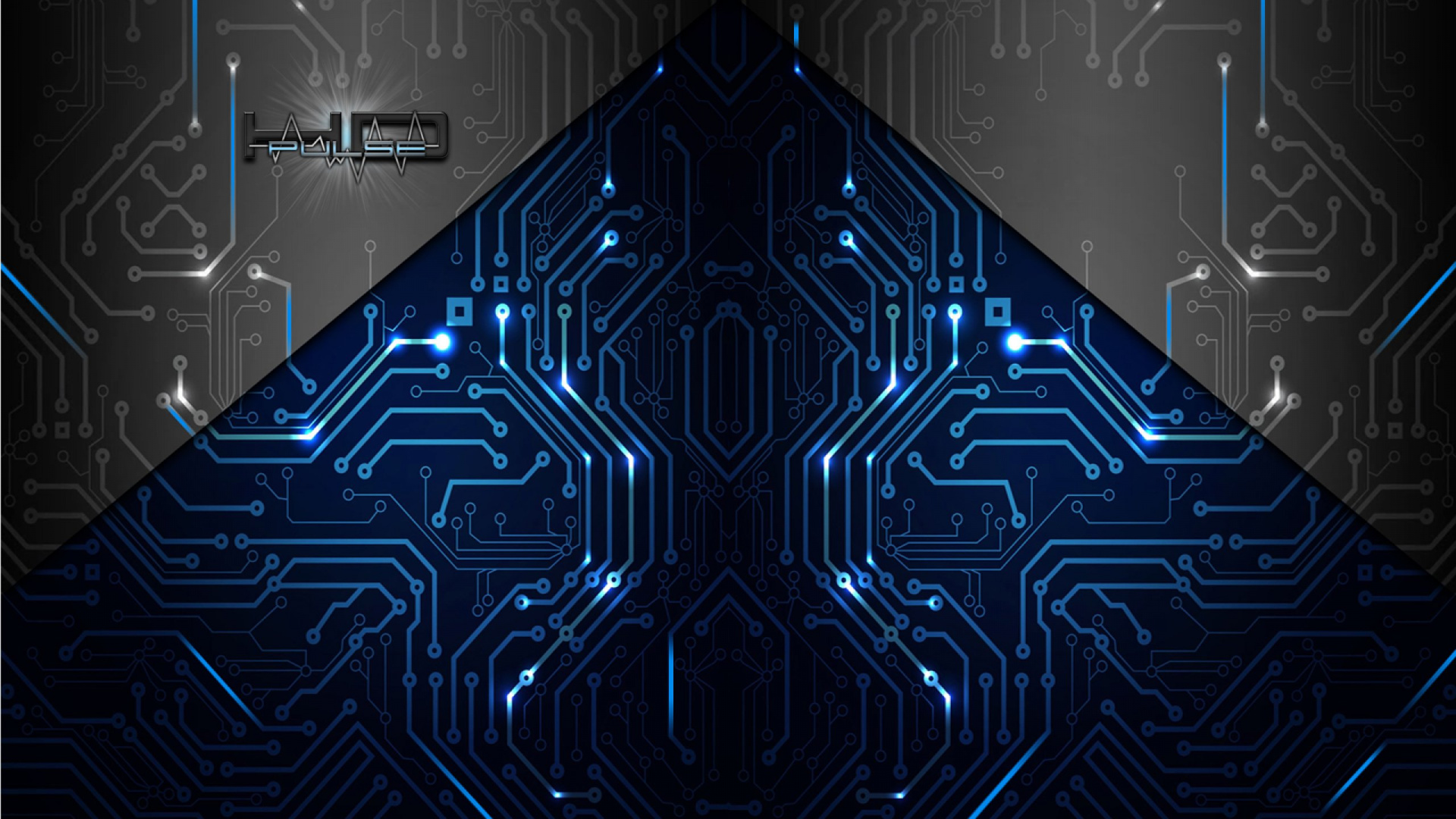 电蓝色的, 对称, 分形技术, 圆圈 壁纸 1920x1080 允许