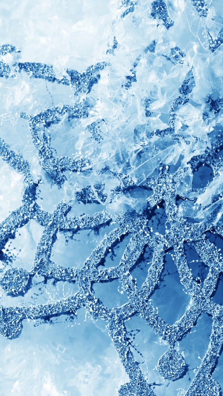 冻结, 冬天, 天空, 雪花 壁纸 750x1334 允许
