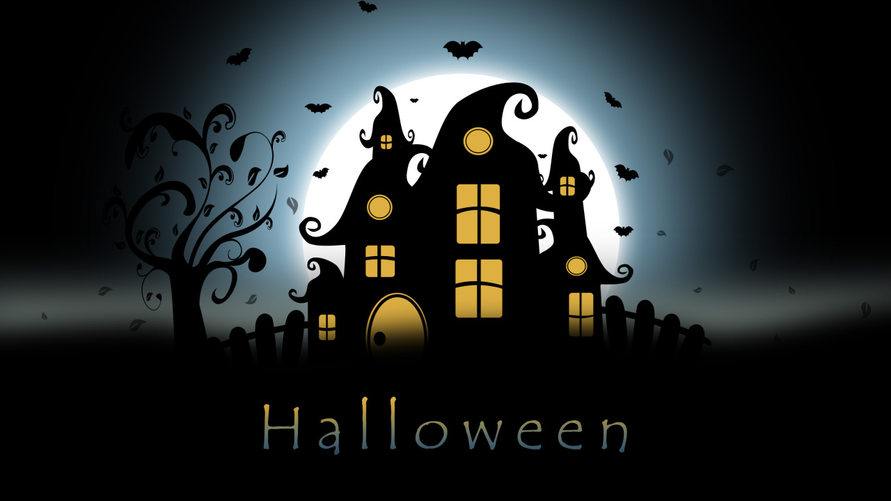 Halloween, Diseño Gráfico, Gráficos, Logotipo, Ilustración. Wallpaper in 1280x720 Resolution