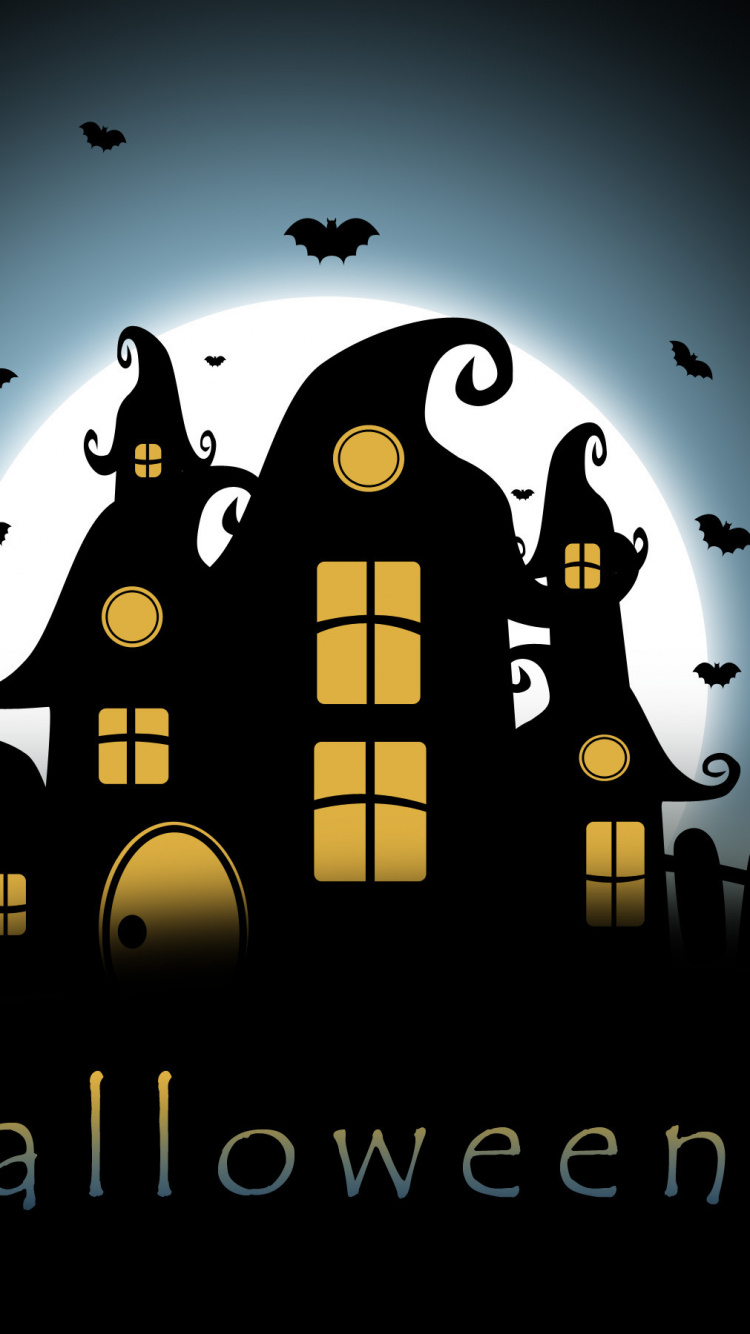 Halloween, Diseño Gráfico, Gráficos, Logotipo, Ilustración. Wallpaper in 750x1334 Resolution