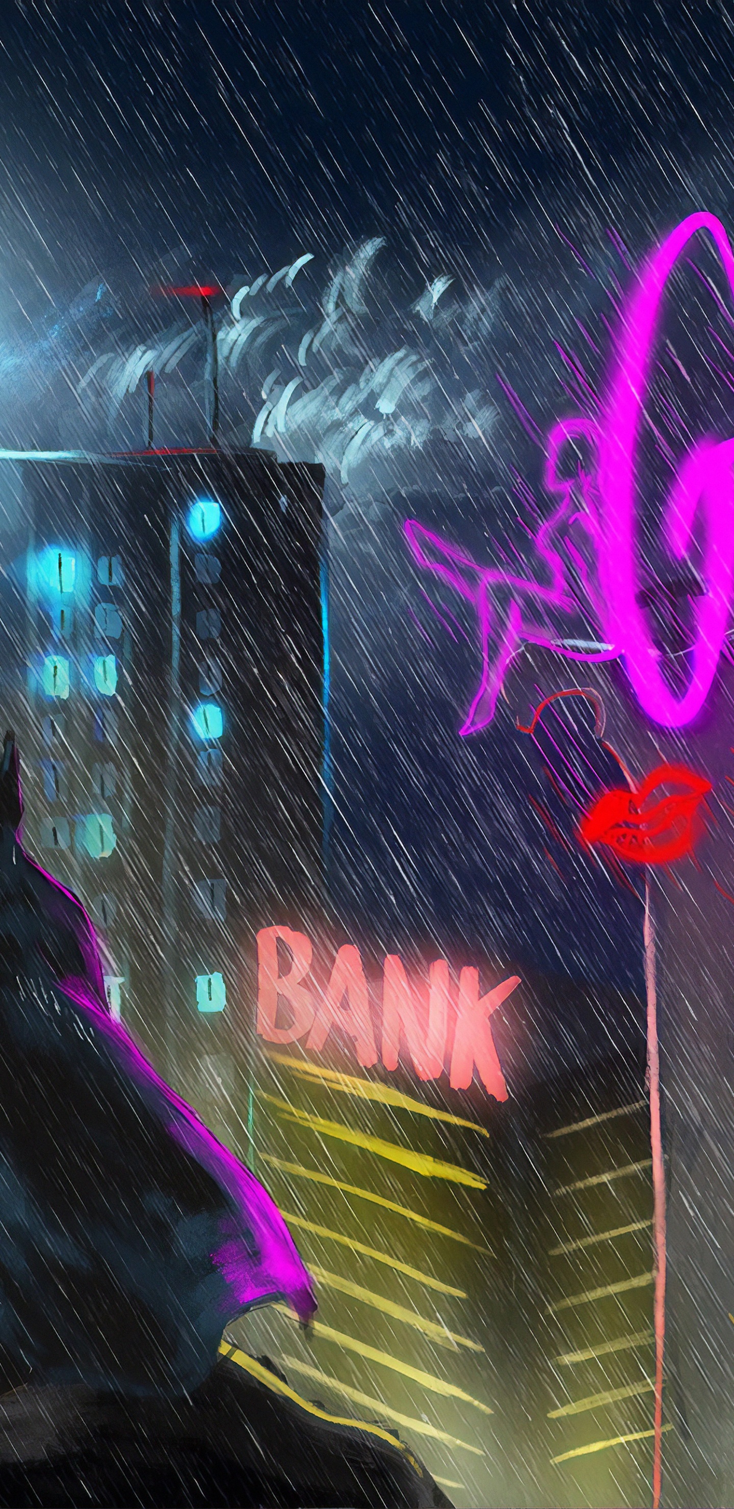 Hombre de Chaqueta Negra de Pie en el Escenario. Wallpaper in 1440x2960 Resolution