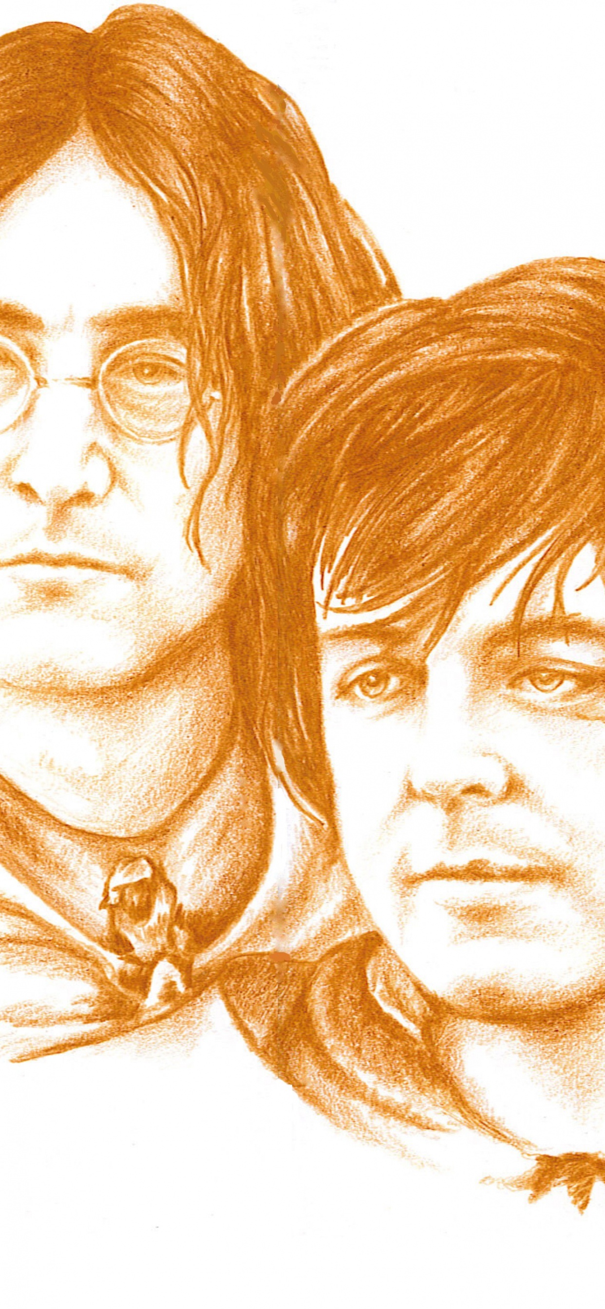 Head, Face, Human, Illustration, Drawing. Wallpaper in 1242x2688 Resolution