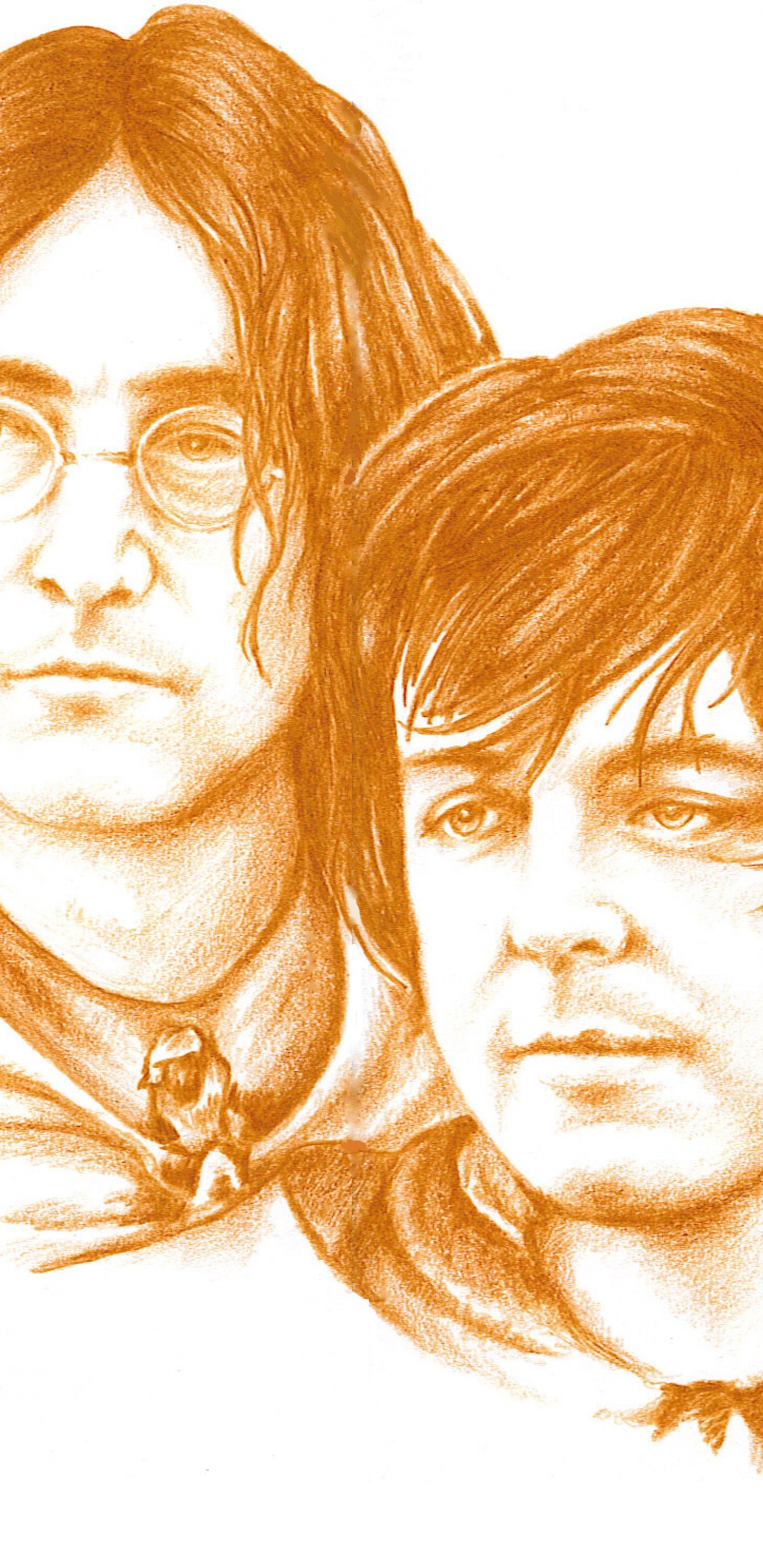 Cabeza, Humanos, Ilustración, Dibujo, Boceto. Wallpaper in 1440x2960 Resolution