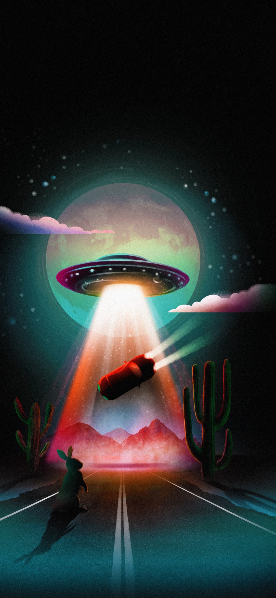 艺术, 天文学对象, 气体, 空间, 电蓝色的 壁纸 1125x2436 允许