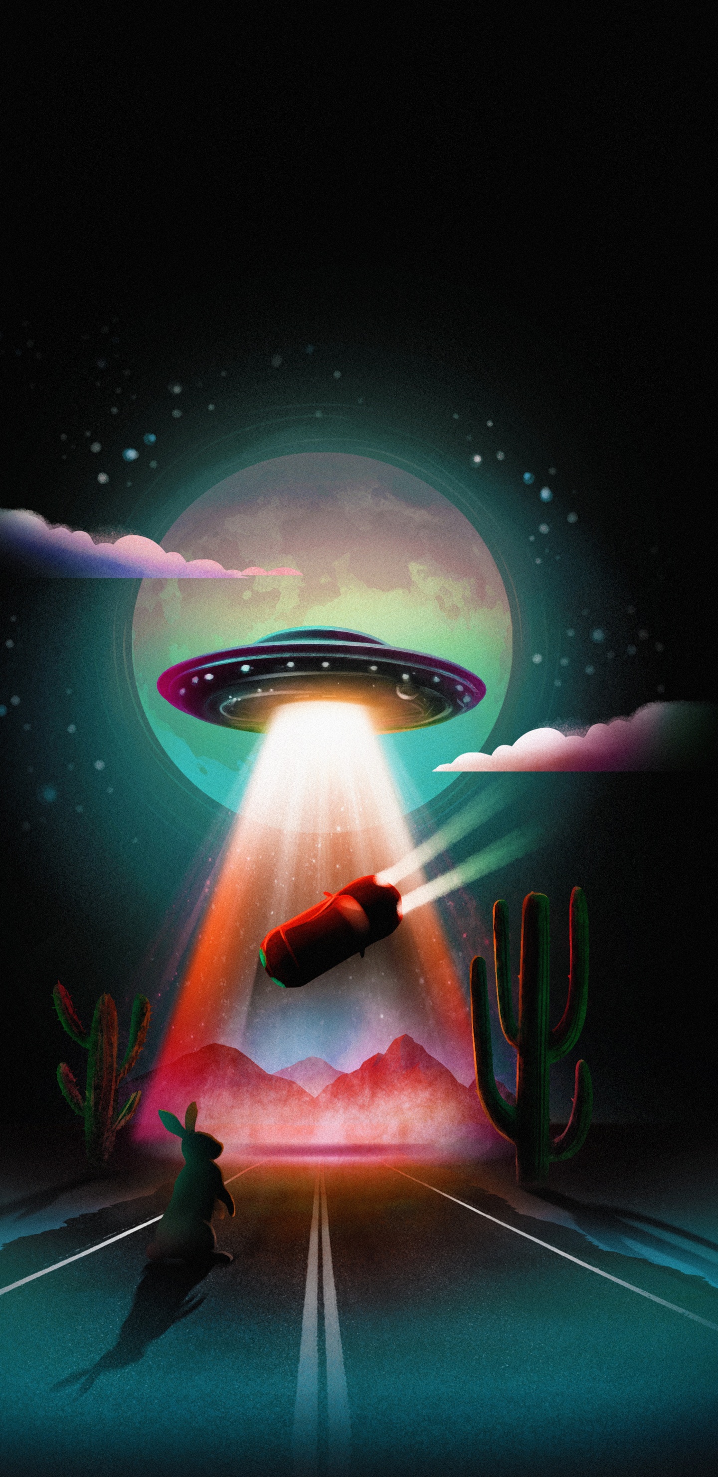 艺术, 天文学对象, 气体, 空间, 电蓝色的 壁纸 1440x2960 允许